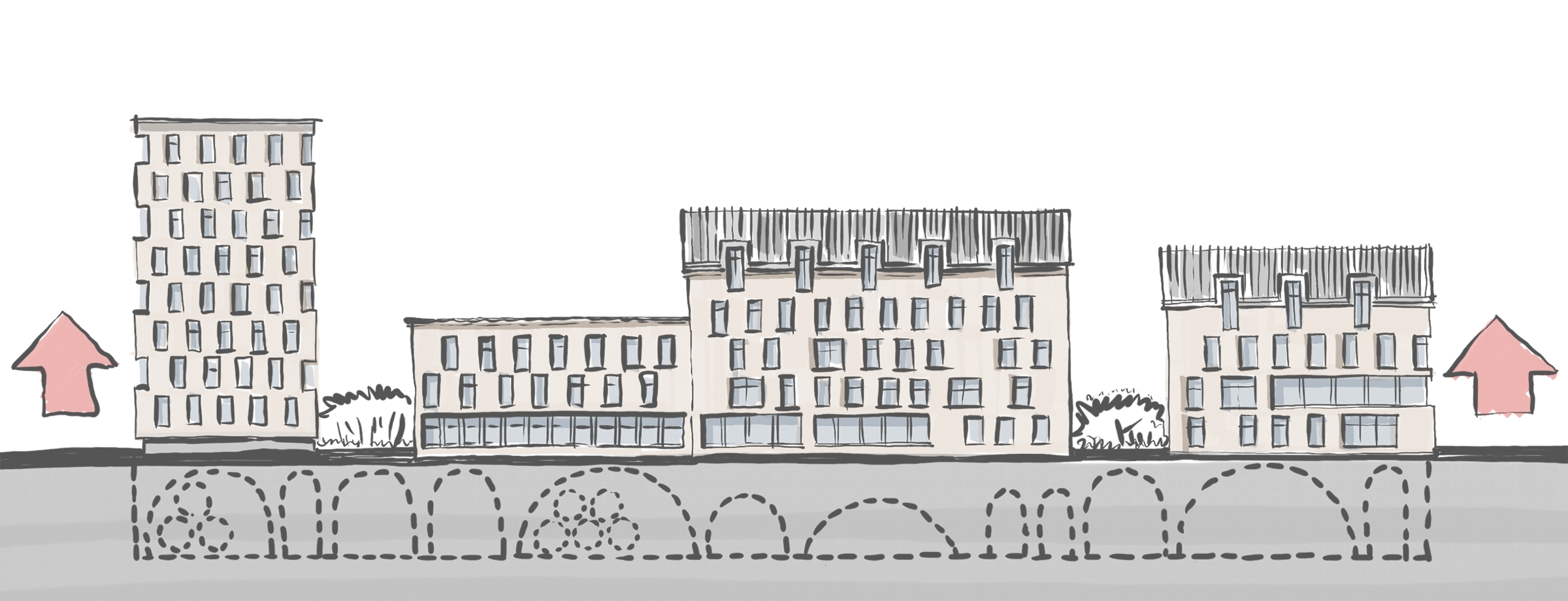 Design diagram for Kristall, Minsk, Belarus.